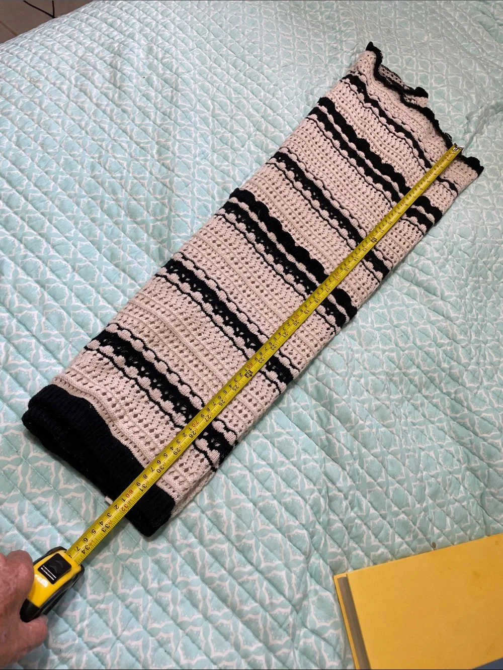 simply, Jules striped crochet skirt